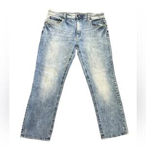 Decree men’s 38 x 32 Blue Relaxed Jeans Vintage-Inspired Fading